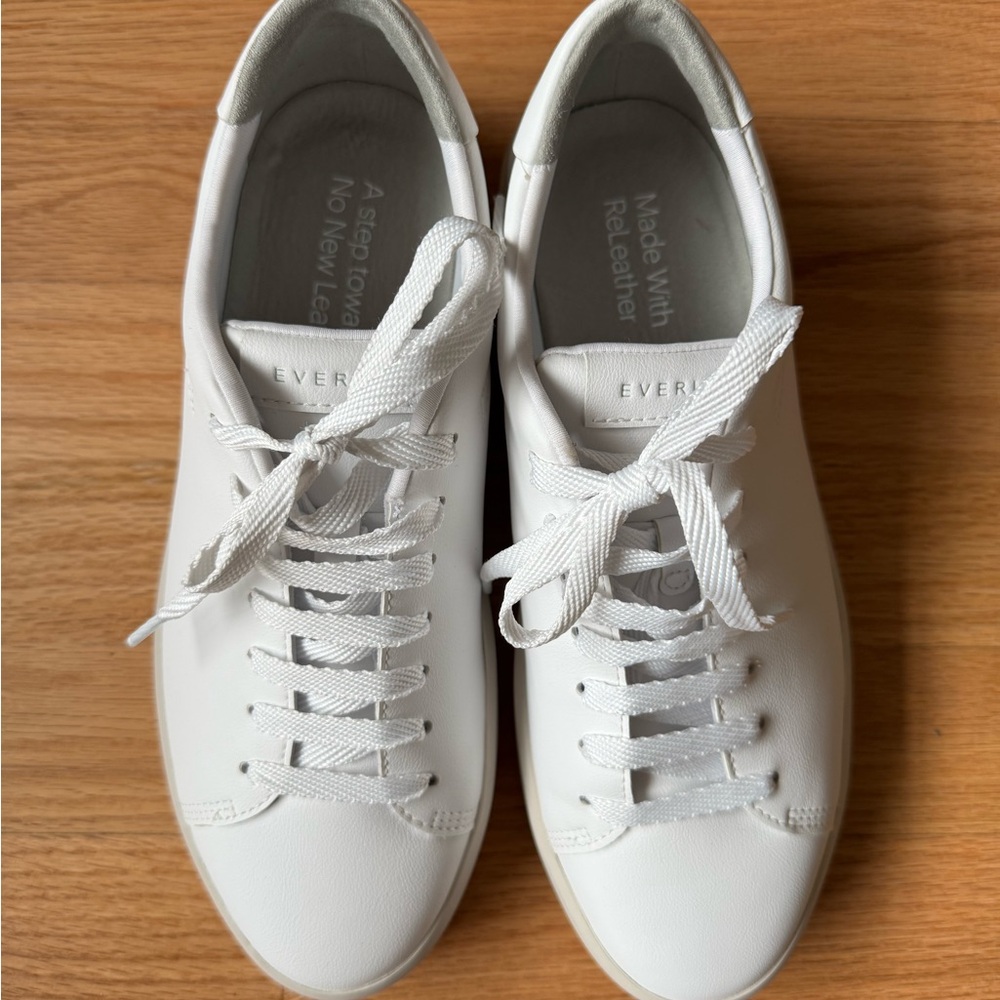 Everlane White Leather Casual Sneakers